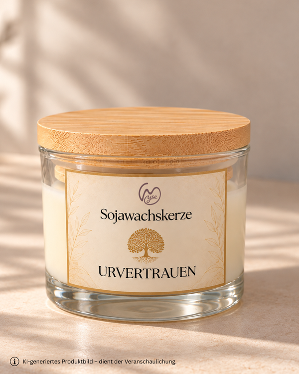 Sojawachskerze "Urvertrauen"