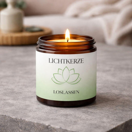 Lichtkerze "Loslassen"