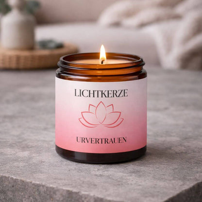 Lichtkerze "Urvertrauen"