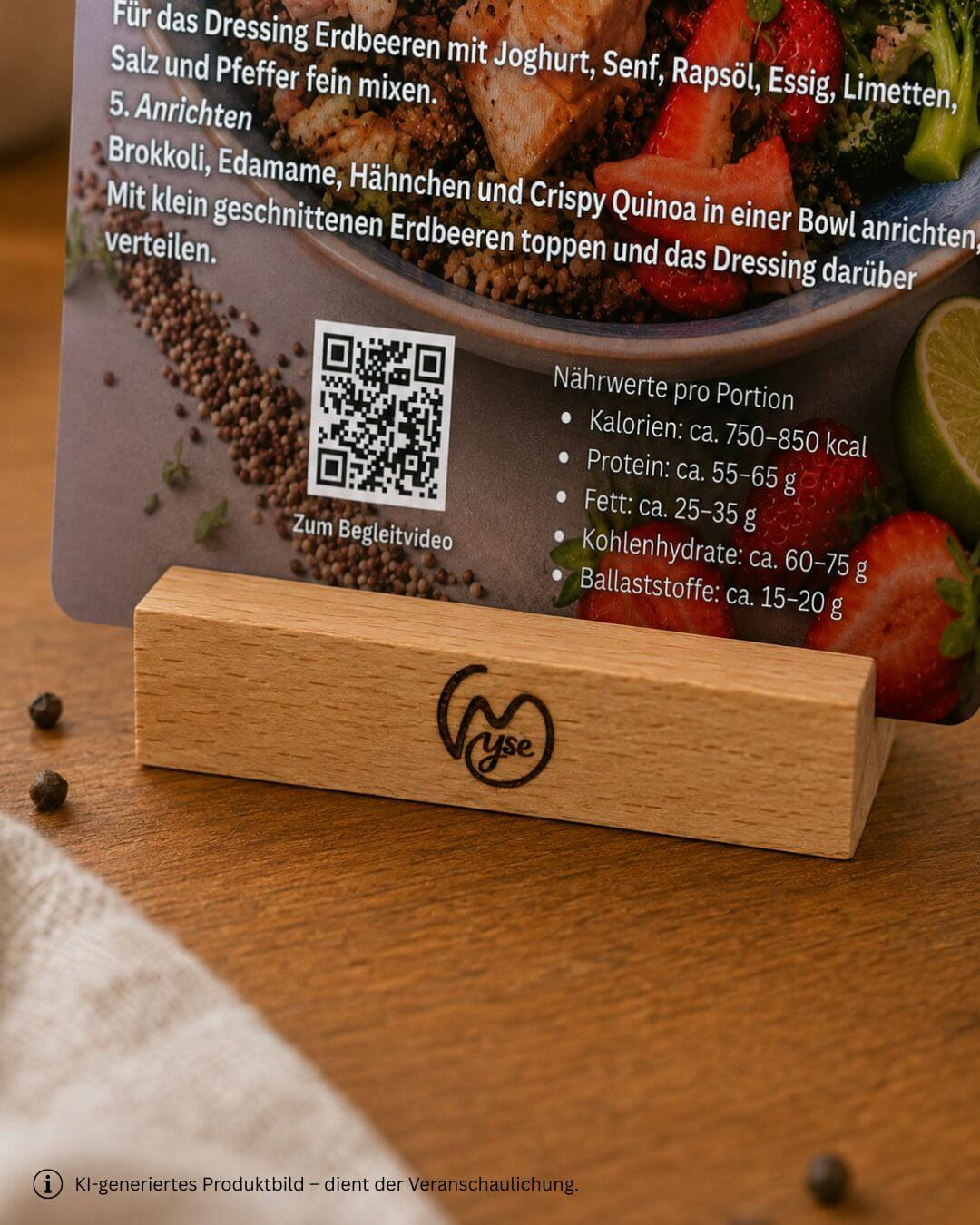 Rezeptkarten Basisbündel mit Aufsteller