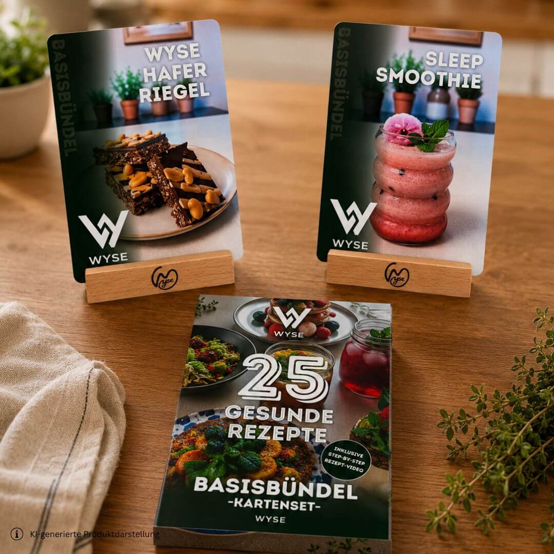 Rezeptkarten einfach & gesund  mit Aufsteller