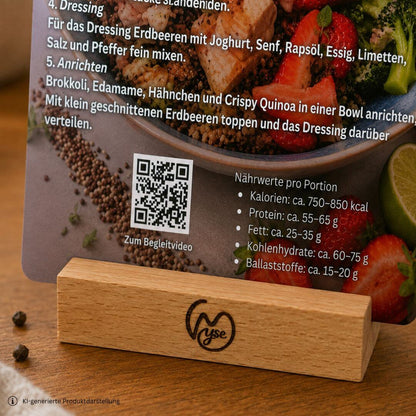 Rezeptkarten einfach & gesund  mit Aufsteller