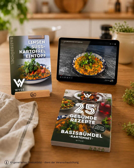 Rezeptkarten Basisbündel mit Aufsteller
